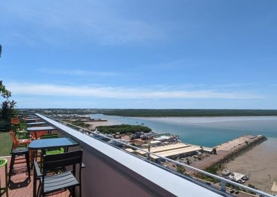 The Harbourview Deck at Zen Rooftop Darwin